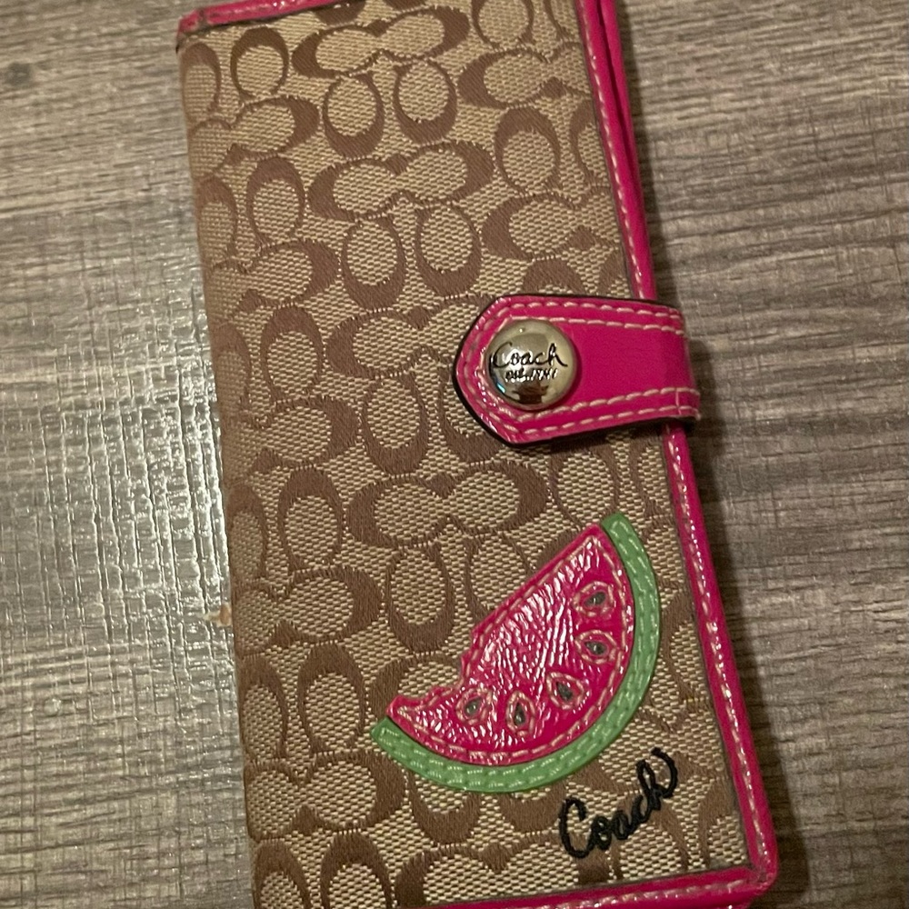 Coach Watermelon Wallet
